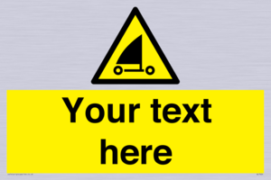 Custom Warning sand yachting