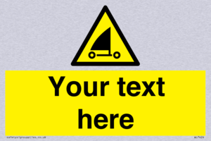 Custom Warning sand yachting