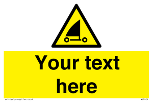 Custom Warning sand yachting