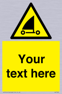 Custom Warning sand yachting