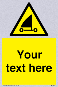 Custom Warning sand yachting