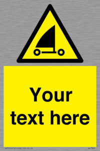 Custom Warning sand yachting