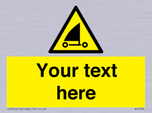 Custom Warning sand yachting