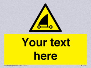 Custom Warning sand yachting