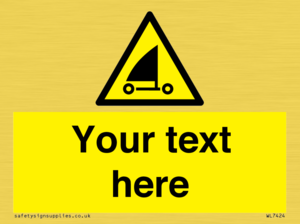 Custom Warning sand yachting