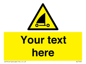 Custom Warning sand yachting