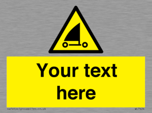 Custom Warning sand yachting