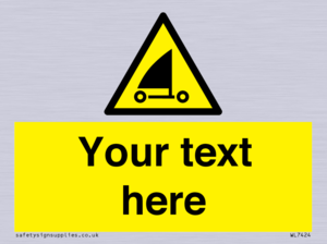 Custom Warning sand yachting