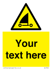 Custom Warning sand yachting