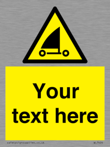 Custom Warning sand yachting