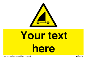 Custom Warning sand yachting