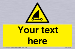 Custom Warning sand yachting