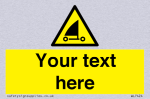 Custom Warning sand yachting