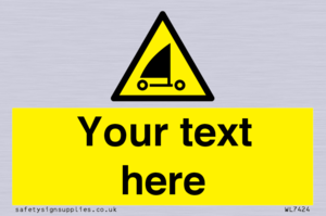 Custom Warning sand yachting