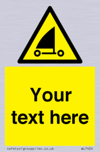 Custom Warning sand yachting