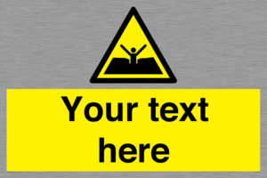 Custom Warning quicksand mud or silt