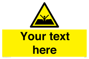 Custom Warning quicksand mud or silt