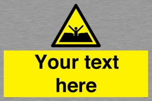 Custom Warning quicksand mud or silt