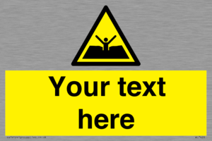 Custom Warning quicksand mud or silt