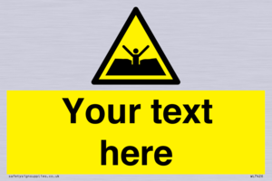 Custom Warning quicksand mud or silt