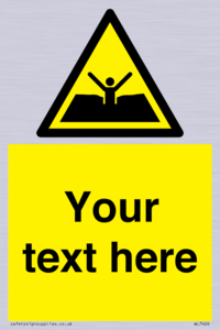 Custom Warning quicksand mud or silt