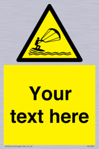 Custom Warning kite surfing
