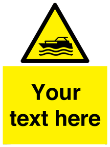 Custom Warning motorised watercraft