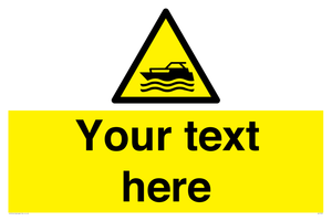 Custom Warning motorised watercraft