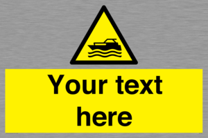 Custom Warning motorised watercraft