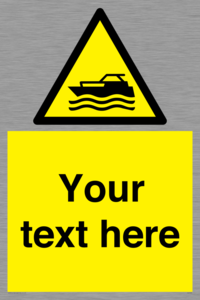 Custom Warning motorised watercraft