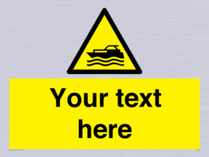 Custom Warning motorised watercraft