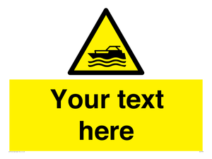 Custom Warning motorised watercraft