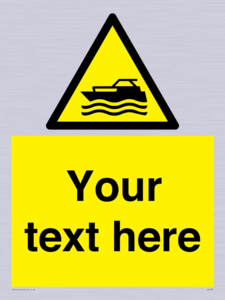 Custom Warning motorised watercraft