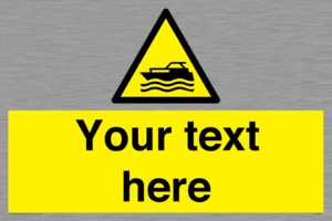 Custom Warning motorised watercraft