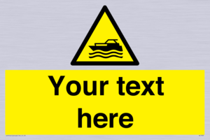 Custom Warning motorised watercraft