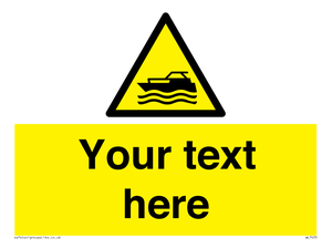 Custom Warning motorised watercraft