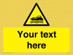 Custom Warning motorised watercraft