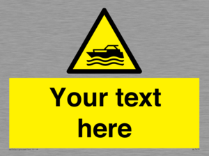 Custom Warning motorised watercraft