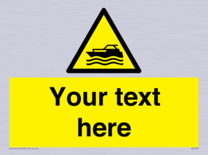 Custom Warning motorised watercraft