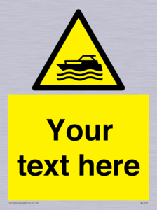 Custom Warning motorised watercraft