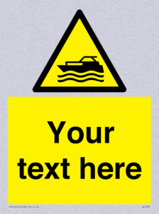 Custom Warning motorised watercraft