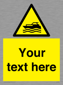 Custom Warning motorised watercraft