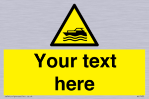 Custom Warning motorised watercraft