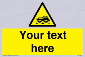 Custom Warning motorised watercraft