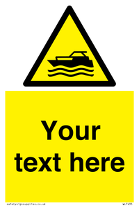 Custom Warning motorised watercraft