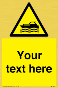 Custom Warning motorised watercraft