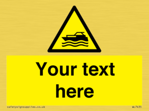 Custom Warning motorised watercraft