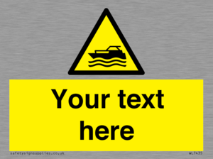 Custom Warning motorised watercraft