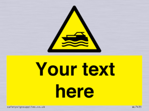 Custom Warning motorised watercraft