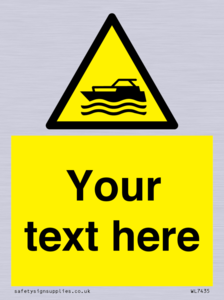 Custom Warning motorised watercraft